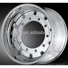 Roues de camion en aluminium poli 22,5 * 8,25 pour Nissan